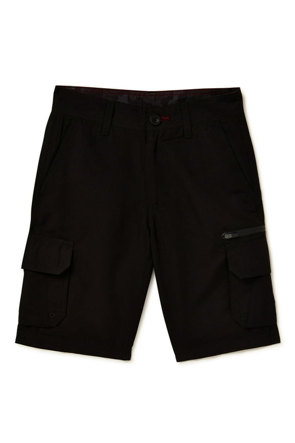 Boys Microfiber Cargo Shorts, Sizes 4-18