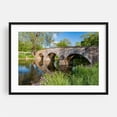 thumbnail image 1 of Burnside Bridge and Witness Tree - Sharpsburg Maryland Photography Bridge Landscape Nature Scenic Water Rural Flowers Black Framed Wall Art Print 12 x 18 inches, 1 of 4