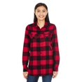 thumbnail image 1 of Burnside Women�'s Yarn-Dyed Long Sleeve Flannel Shirt, 1 of 3