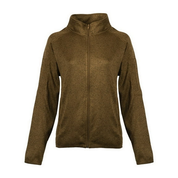 Burnside - Ladies' Sweater Knit Jacket - B5901 - COYOTE - XL