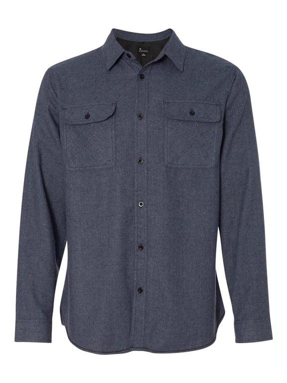 Long Sleeve Solid Flannel Shirt Size up to 3XL