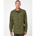 thumbnail image 1 of Burnside Long Sleeve Solid Flannel Shirt, 1 of 5