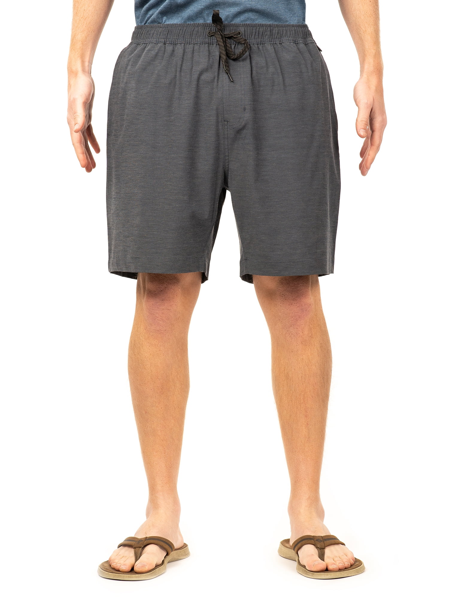 Burnside Men's 7" Quick Dry Hybrid Flat Front Mens Shorts, Sizes S2XL