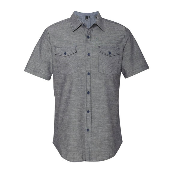 Burnside Men's Chambray Short Sleeve Shirt - 9255