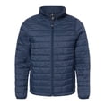 thumbnail image 1 of Burnside Men's Elemental Full-Zip Puffer Golf Jacket, 2X-Large Navy Blue -, 1 of 3