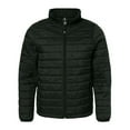 thumbnail image 1 of Burnside Men's Elemental Full-Zip Puffer Golf Jacket, Medium Black Camo -, 1 of 2