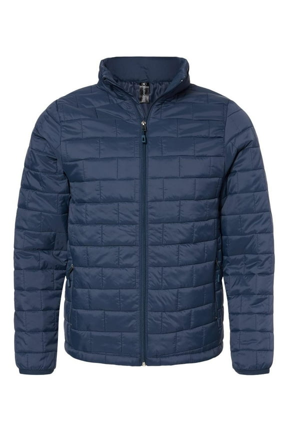 Men's Elemental Full-Zip Puffer Golf Jacket, X-Large Navy Blue -