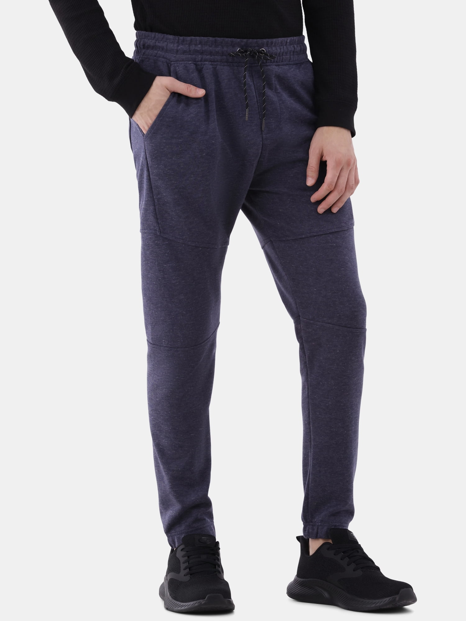 BURNSIDE Men's Slim Fit Fleece Joggers 3-Pack with Elastic Waistband ...