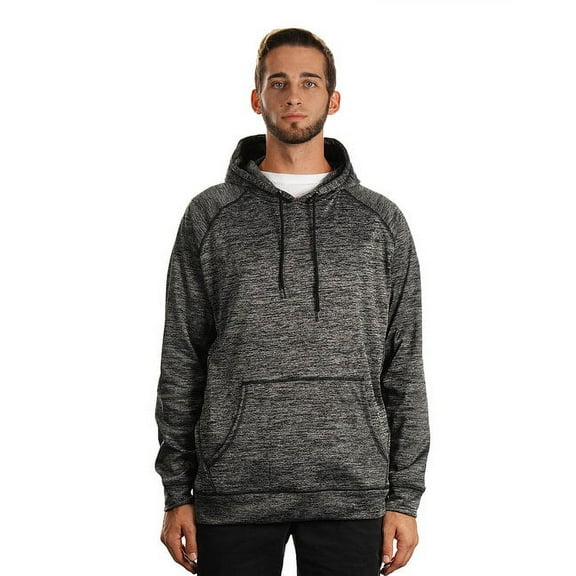 Burnside Men's Go Anywhere Performance Fleece Pullover - HEATHER CHARCOAL - 3XL