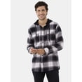 thumbnail image 1 of Burnside Men's Hooded Flannel Shirt with Long Sleeves, Sizes S-2XL, 1 of 5