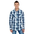 thumbnail image 1 of Burnside Men's Long-Sleeve Plaid Pattern Woven Shirt - B8202, 1 of 3