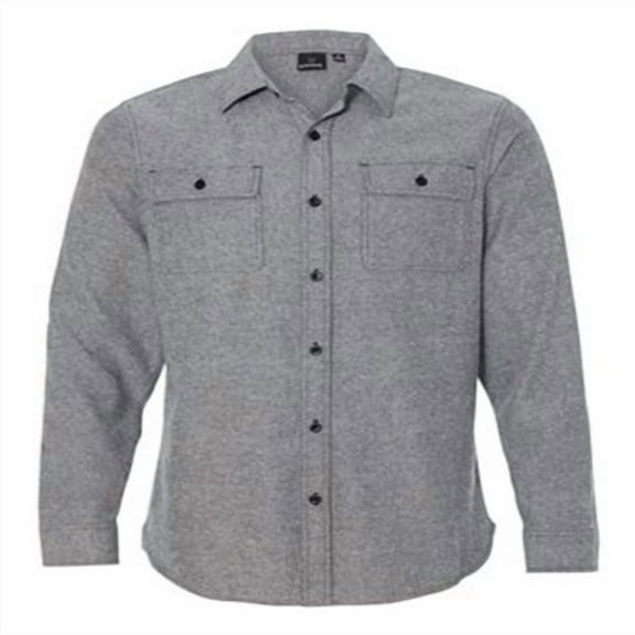 Burnside Men's Long Sleeve Solid Flannel Shirt