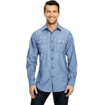 Burnside Men's Mens L/S Chambray Shirt