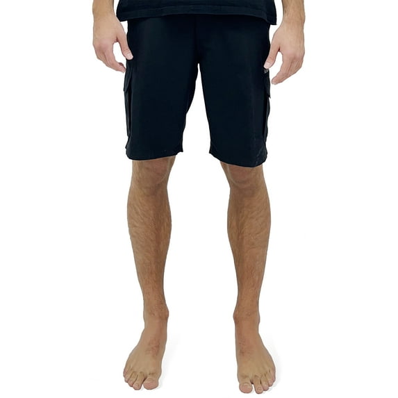 Burnside Men's Microfiber 10" Cargo Shorts, Waist Sizes 30"-40", Mens Shorts
