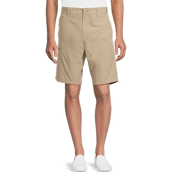 Burnside Men's Microfiber Cargo Shorts, 9