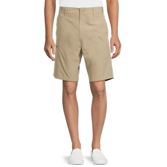 Burnside Men's Microfiber Cargo Shorts, 9" Inseam, Sizes 30-40