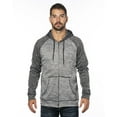 thumbnail image 1 of Burnside Men's Performance Hooded Sweatshirt XL HTH GRY/ H CHRCL, 1 of 3