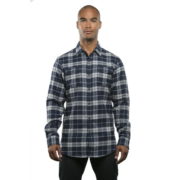 Burnside Men's Plaid Flannel Shirt - B8210