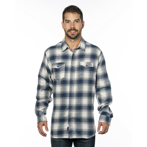 Burnside Men's Plaid Flannel Shirt - B8210