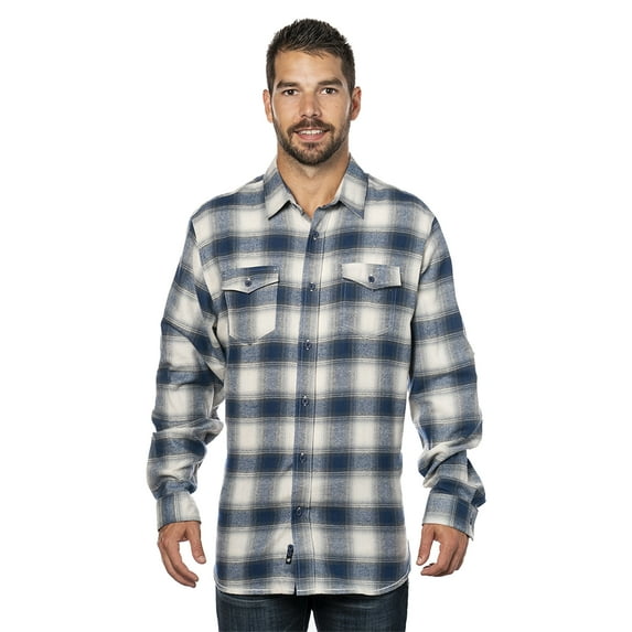 Burnside Men's Plaid Flannel Shirt