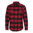 thumbnail image 1 of Burnside Men's Plaid Flannel Shirt, 1 of 4