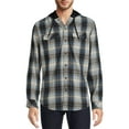 thumbnail image 1 of Burnside Men's Plaid Hooded Flannel Shirt, Sizes S-2XL, 1 of 5