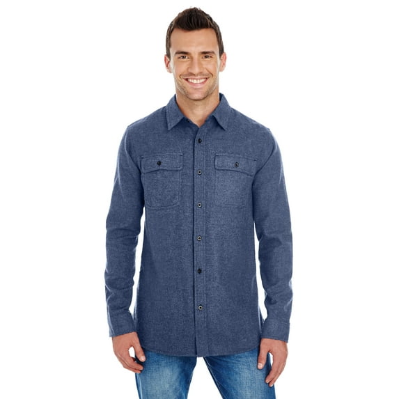 Burnside Men's Solid Flannel Shirt - BU8200