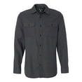 thumbnail image 1 of Burnside Men's Solid Flannel Shirt - CHARCOAL - 3XL, 1 of 5