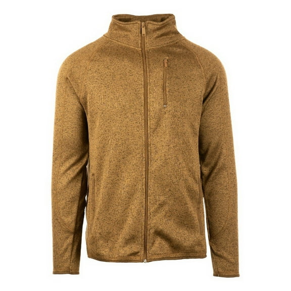 Burnside - Men's Sweater Knit Jacket - B3901 - COYOTE - S