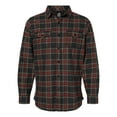 thumbnail image 1 of Burnside Men's Yarn-Dyed Long Sleeve Flannel Shirt, 1 of 6