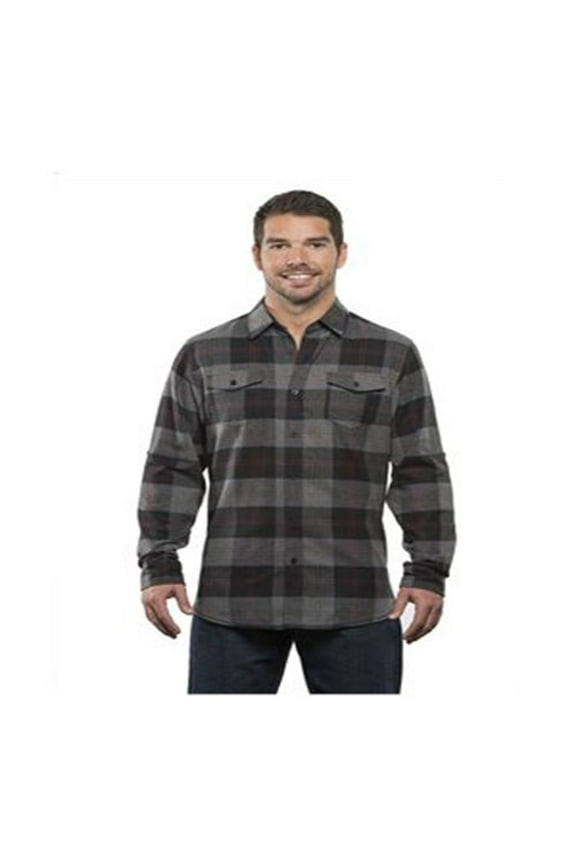 Men's Yarn-Dyed Long Sleeve Flannel Shirt
