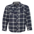 thumbnail image 1 of Burnside Men's Yarn-Dyed Long Sleeve Flannel Shirt, 1 of 3