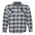 thumbnail image 1 of Burnside Men's Yarn-Dyed Long Sleeve Flannel Shirt, 1 of 3