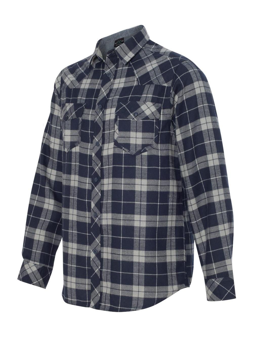 Burnside Men's YarnDyed Long Sleeve Flannel Shirt