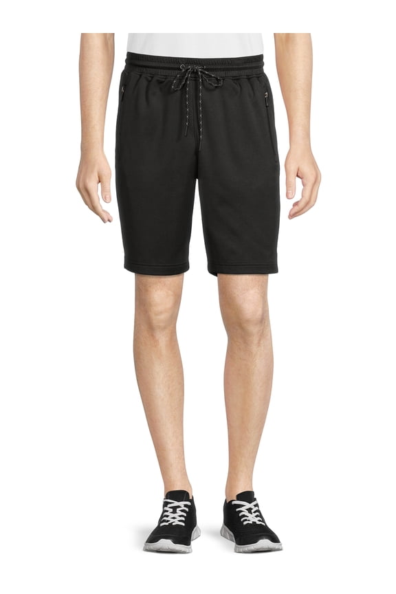 Mens 20" Flat Front Fleece Shorts, Sizes S-XL
