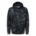 thumbnail image 1 of Burnside Mens Performance Raglan Pullover Sweatshirt, XL, Black TieDye, 1 of 4