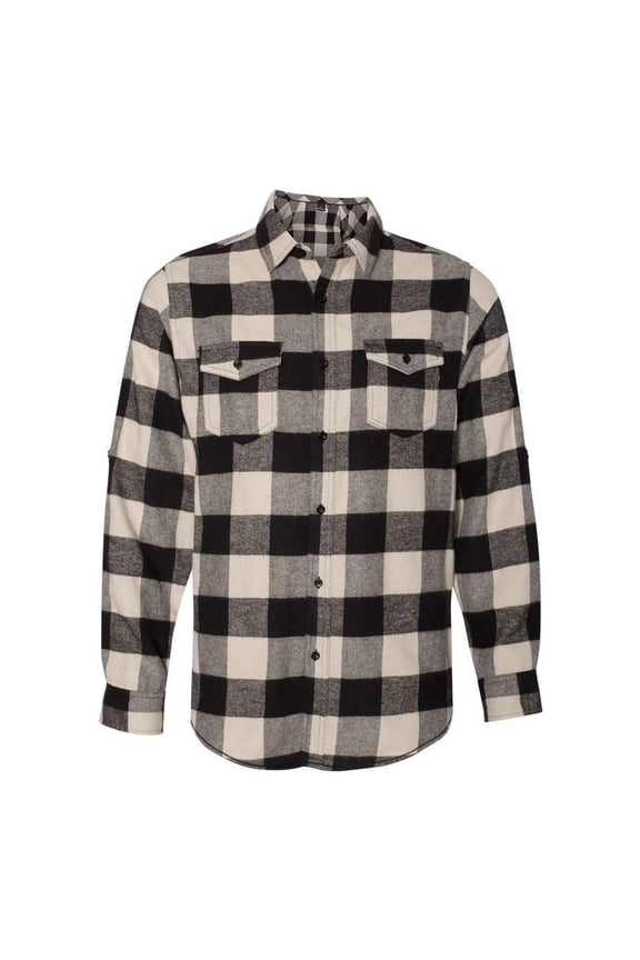 B8210 - Men's Plaid Flannel Shirt