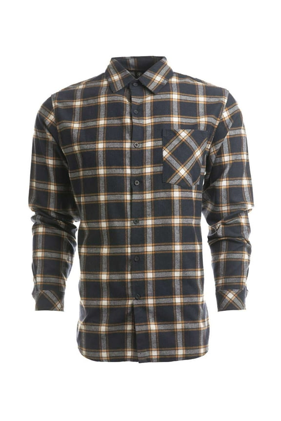 Open Pocket Flannel Shirt Size up to 3XL