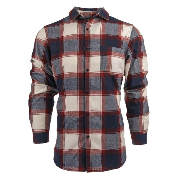 Burnside Open Pocket Flannel Shirt Size up to 3XL