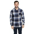 thumbnail image 1 of Burnside Open Pocket Long Sleeve Flannel Shirt, 1 of 3