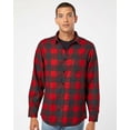 thumbnail image 1 of Burnside Open Pocket Flannel Shirt, 1 of 5