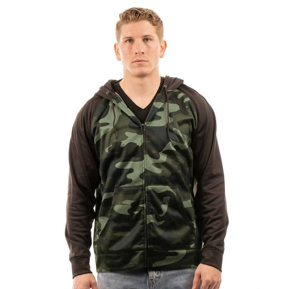Burnside Performance Raglan Full-Zip Sweatshirt | 8660