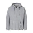 thumbnail image 1 of Burnside Polar Fleece Quarter-Zip Hooded Pullover, 1 of 2