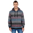 thumbnail image 1 of Burnside Printed Striped Marl Pullover 8603, 1 of 3