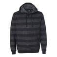 thumbnail image 1 of Burnside Men's Printed Striped Fleece Sweatshirt, 1 of 4