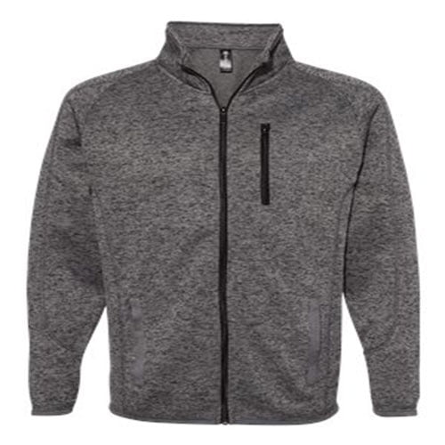 Burnside - Sweater Knit Jacket - 3901 - Heather Charcoal - Size: M