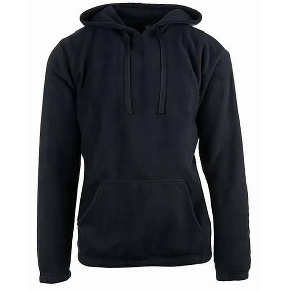 Burnside Unisex Pullover Hooded Polar Fleece M Navy