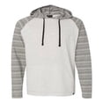 thumbnail image 1 of Burnside Unisex Yarn-Dyed Raglan Hooded Pullover, 1 of 3