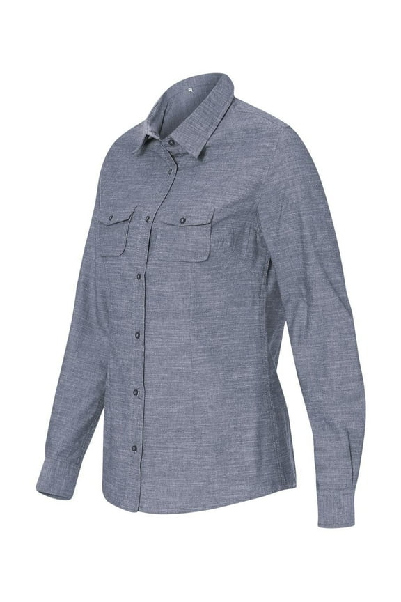 Women�'s Long Sleeve Chambray