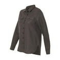 thumbnail image 1 of Burnside - Women's Long Sleeve Solid Flannel Shirt - 5200, 1 of 3